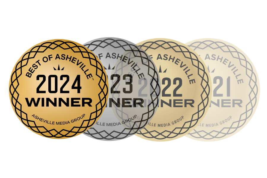 gold colored Best of Ashveville 2024 Winner Award