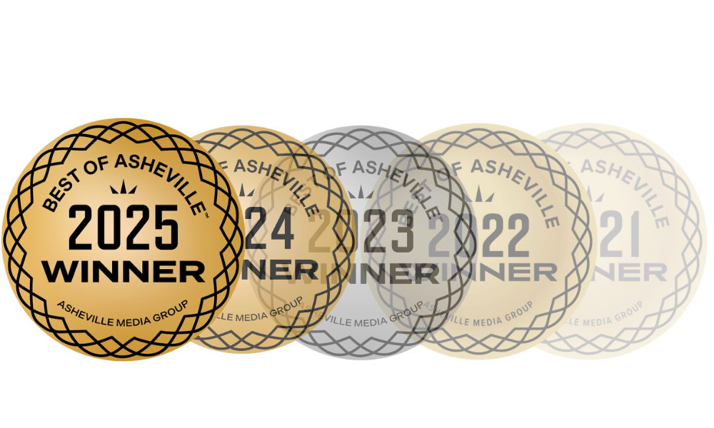 gold colored Best of Ashveville 2024 Winner Award